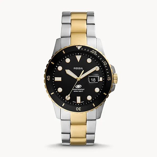 Đồng Hồ Nam Fossil Blue Three-Hand Date Two-Tone Stainless Steel FS5951 Màu Đen - Đồng hồ - Vua Hàng Hiệu