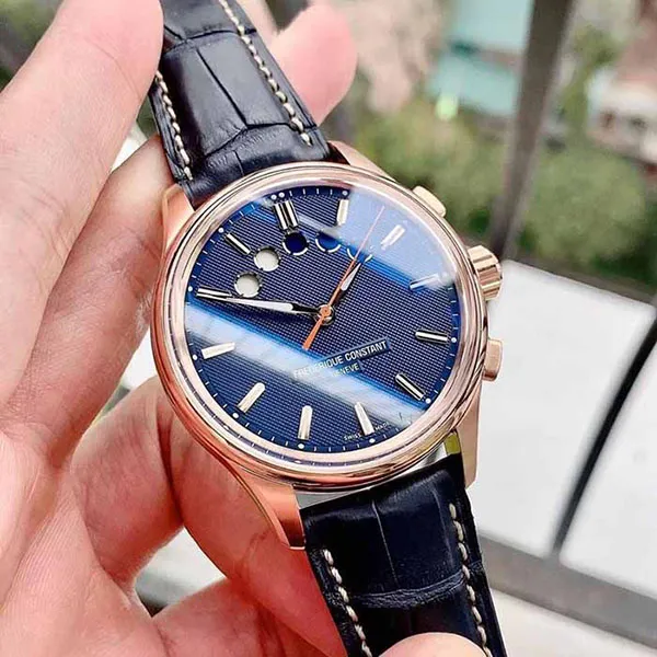 Đồng Hồ Nam Frederique Constant FC-380NT4H4 Màu Xanh/ Vàng Hồng - Đồng hồ - Vua Hàng Hiệu