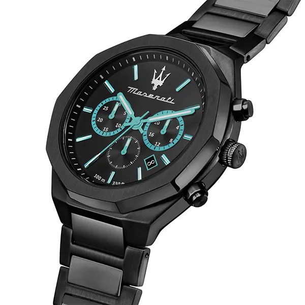 Đồng Hồ Nam Maserati Aqua Edition Chronograph Black Dial Quartz R8873644001 Màu Đen - Đồng hồ - Vua Hàng Hiệu