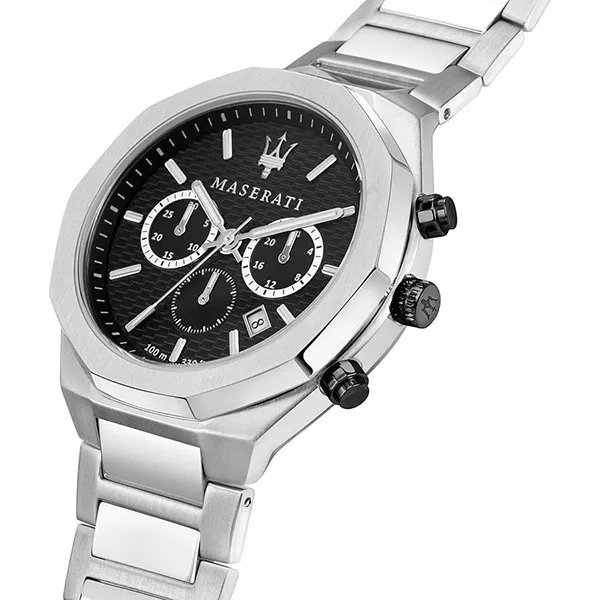 Đồng Hồ Nam Maserati Men's Stile Silver Stainless-Steel Quartz Dress Watch R8873642004 Màu Bạc - Đồng hồ - Vua Hàng Hiệu