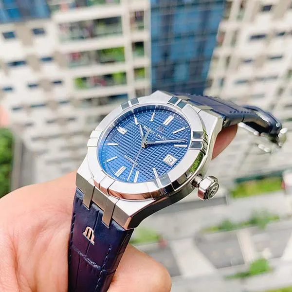 Đồng Hồ Nam Maurice Lacroix Aikon AI6007-SS001-430-1 Màu Xanh Navy Size 39