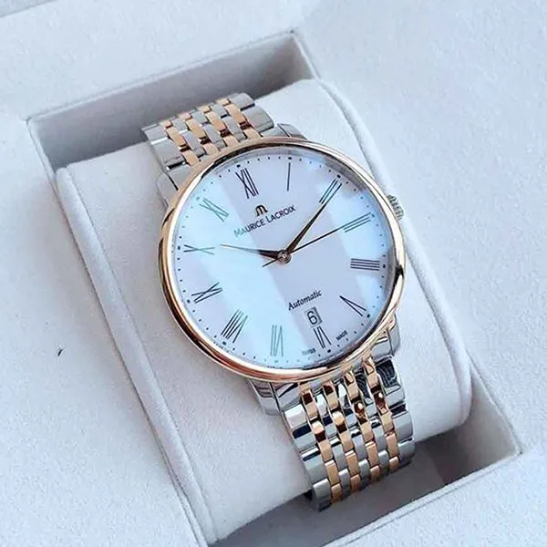 Đồng Hồ Nam Maurice Lacroix Automatic Les Classiques Tradition LC6067-PS103-110-1 Màu Demi (Vàng - Bạc) - Đồng hồ - Vua Hàng Hiệu