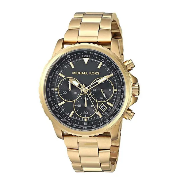 Michael Kors Womens Darci Crystal GoldTone Stainless Steel Watch M   Dore Jewelry