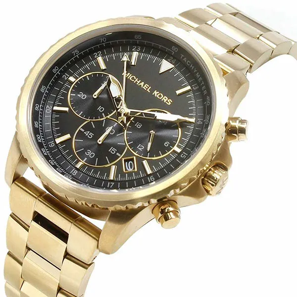 Đồng Hồ Nam Michael Kors Theroux Chronograph Gold Watch 42mm MK8642 Màu Vàng Gold - Đồng hồ - Vua Hàng Hiệu