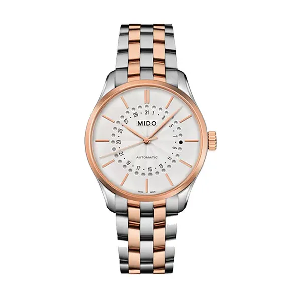 Đồng Hồ Nam Mido Belluna Mysterious Date M024.407.22.031.09 Màu Vàng Hồng - Bạc - Đồng hồ - Vua Hàng Hiệu