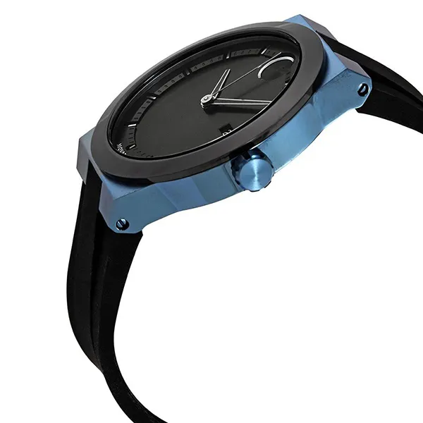 Đồng Hồ Nam Movado Bold Quartz Black Dial Black Silicone 3600626 Màu Đen