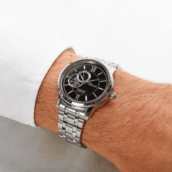 Đồng Hồ Nam Seiko Presage SSA367J1 Mặt Đen Dây Kim Loại - Đồng hồ - Vua Hàng Hiệu
