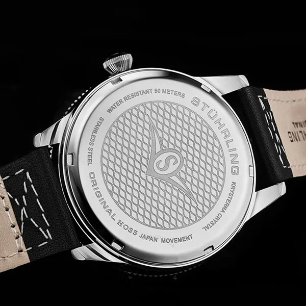 Đồng Hồ Nam Stuhrling Aviator Men's Watch M16424 Màu Đen