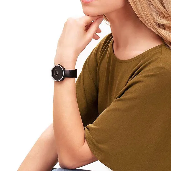 Đồng Hồ Nữ Calvin Klein CK Quartz KBL234C1 Màu Đen