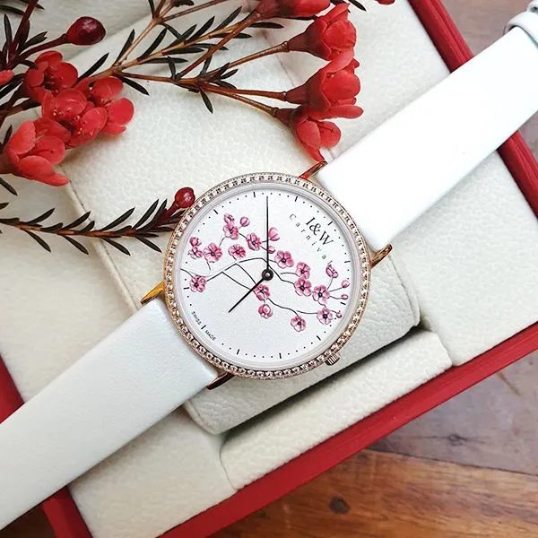 Đồng Hồ Nữ I&W Carnival Ultra Thin IW.3002.214.03.01 Màu Trắng