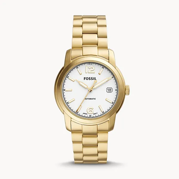 Đồng Hồ Nữ Fossil Heritage ME3226 Màu Trắng Vàng - Đồng hồ - Vua Hàng Hiệu