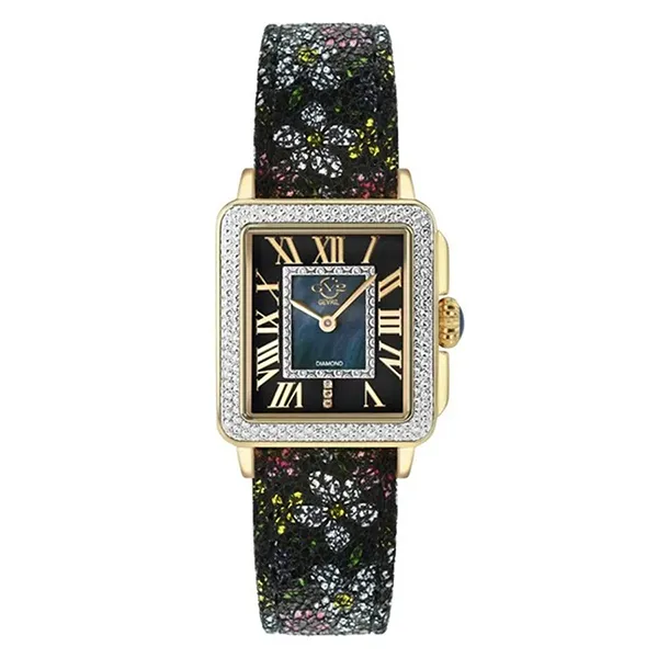 Đồng Hồ Nữ Gevril GV2 By Gevril 12307F Padova Diamond Dây Đeo Hoa Phối Màu - Đồng hồ - Vua Hàng Hiệu