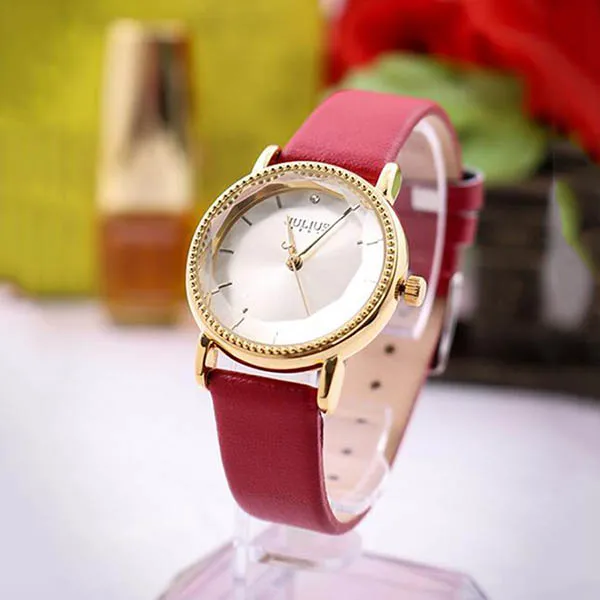 Đồng Hồ Nữ Julius JA-1012A Màu Đỏ - Đồng hồ - Vua Hàng Hiệu