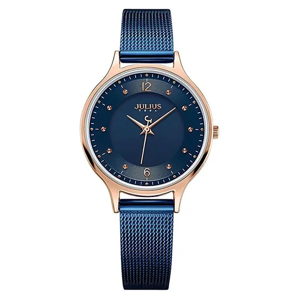 Đồng Hồ Nữ Julius JA-1060D Màu Xanh Dương