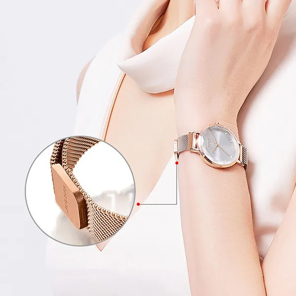Đồng Hồ Nữ Julius JA-1143B Màu Đồng - Đồng hồ - Vua Hàng Hiệu