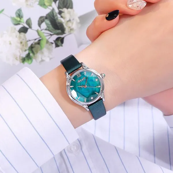 Đồng Hồ Nữ Julius JA-1154A Màu Xanh