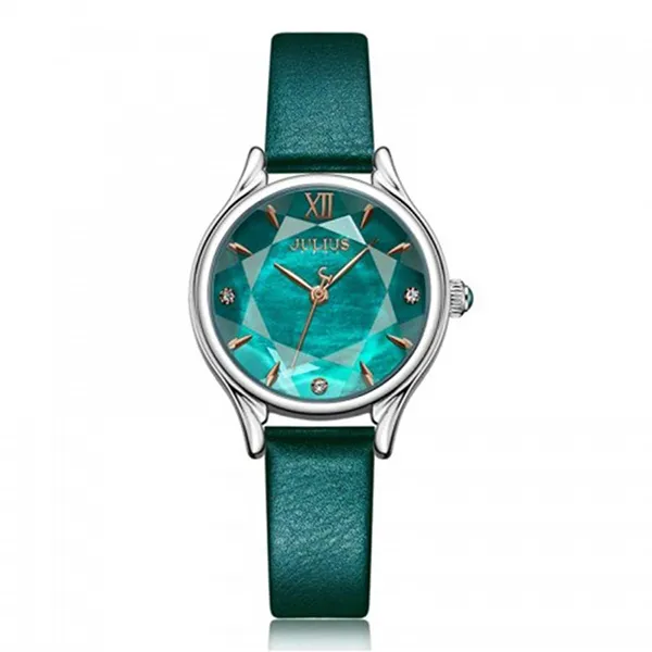 Đồng Hồ Nữ Julius JA-1154A Màu Xanh