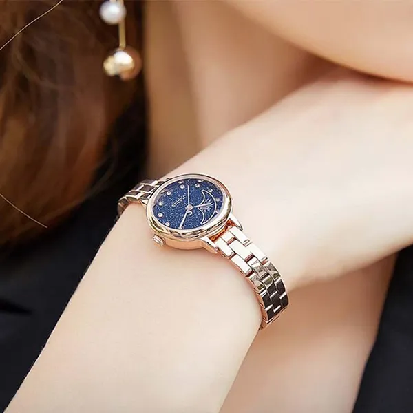 Đồng Hồ Nữ Julius JA-1157E Màu Đồng