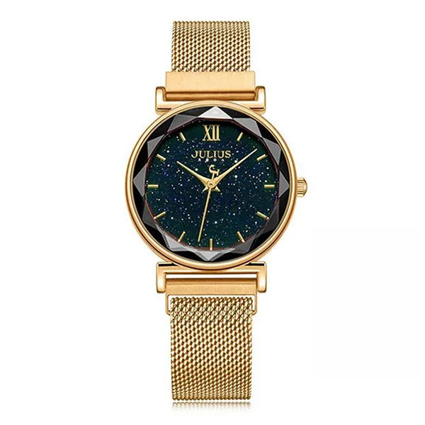 Đồng Hồ Nữ Julius JA-1172A Màu Vàng Gold
