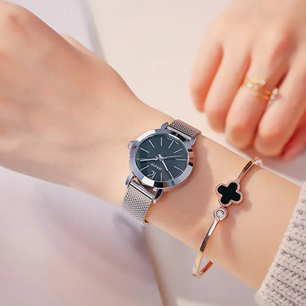 Đồng Hồ Nữ Julius JA-732 JU970 Màu Bạc