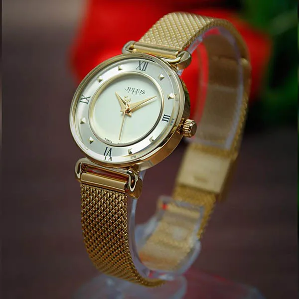 Đồng Hồ Nữ Julius JU964 JA-728 Màu Vàng - Đồng hồ - Vua Hàng Hiệu