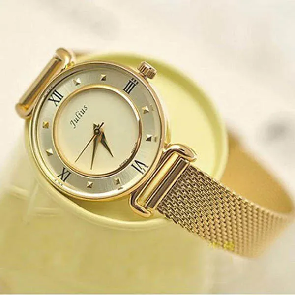 Đồng Hồ Nữ Julius JU964 JA-728 Màu Vàng - Đồng hồ - Vua Hàng Hiệu