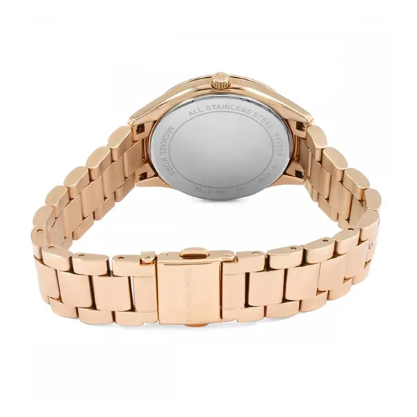 Đồng Hồ Nữ Michael Kors Lauryn MK3716 Màu Trắng/ Vàng Hồng