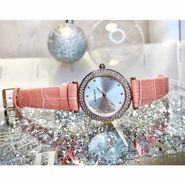 Đồng Hồ Nữ Sunlight Watches For Women Màu Vàng Hồng