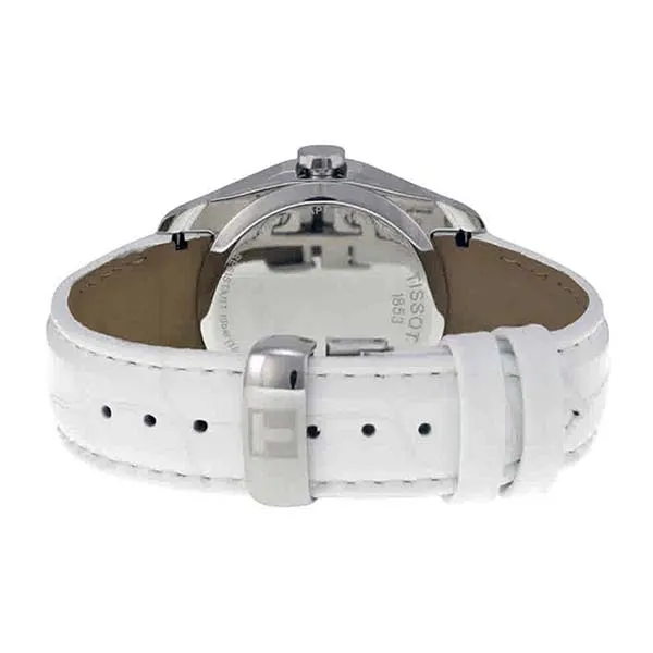 Đồng Hồ Nữ Tissot Couturier Grande Of Pearl Dial White Leather T0352461611100 Màu Trắng Bạc