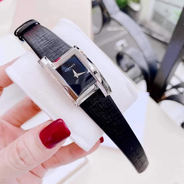 Đồng Hồ Nữ Versace Greca Icon Black Watch VELU00119 Màu Đen