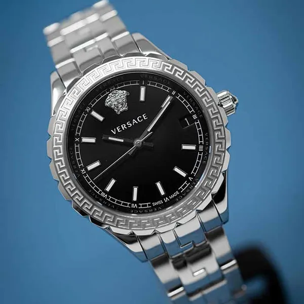 Đồng Hồ Nữ Versace Hellenyium Women's Watch V12020015 35mm Màu Đen Bạc - Đồng hồ - Vua Hàng Hiệu