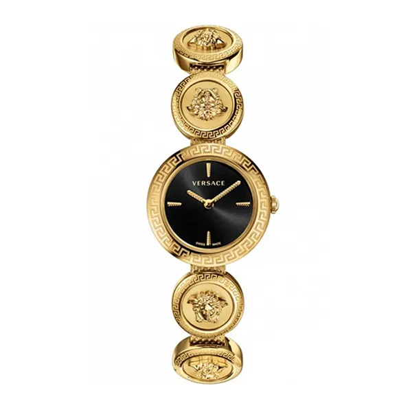 Đồng Hồ Nữ Versace Medusa Stud Icon Watch VERF00618 28mm Màu Vàng Gold