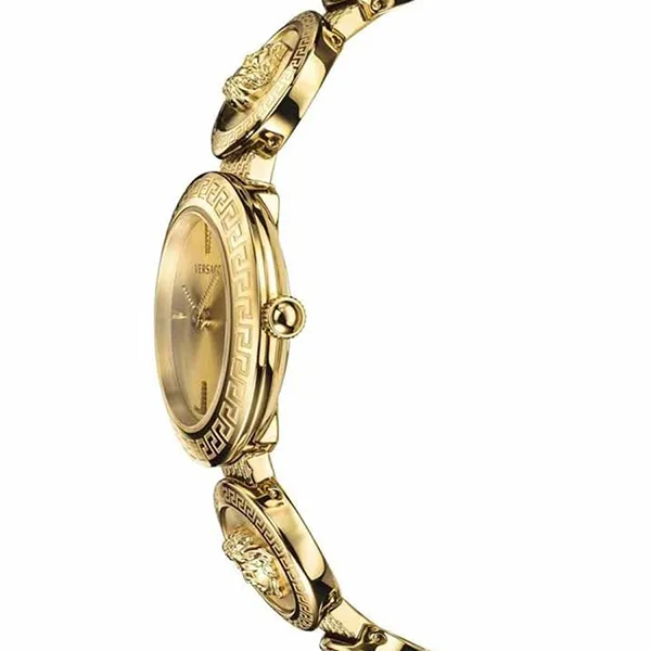 Đồng Hồ Nữ Versace Medusa Stud Icon Watch VERF00718 28mm Màu Vàng Gold