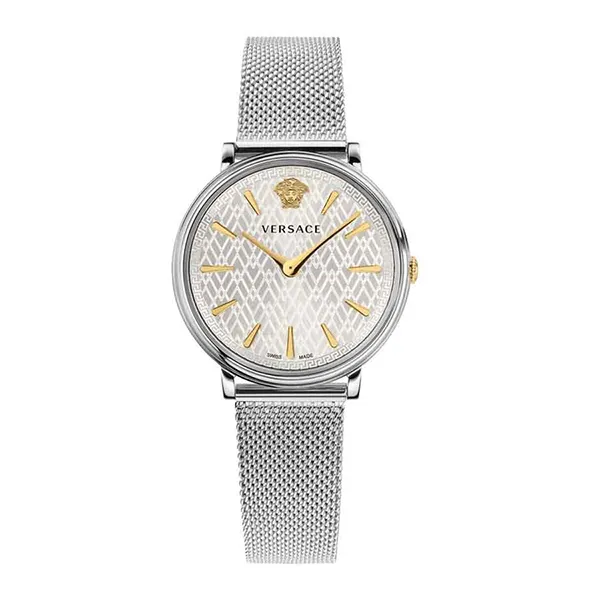 Đồng Hồ Nữ Versace V-Circle Medusa Watch VBP050017 38mm Màu Bạc - Đồng hồ - Vua Hàng Hiệu