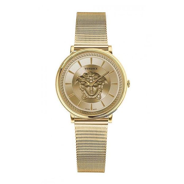 Đồng Hồ Nữ Versace V-Circle Medusa Watch VE8102219 38mm Màu Vàng Gold - 3