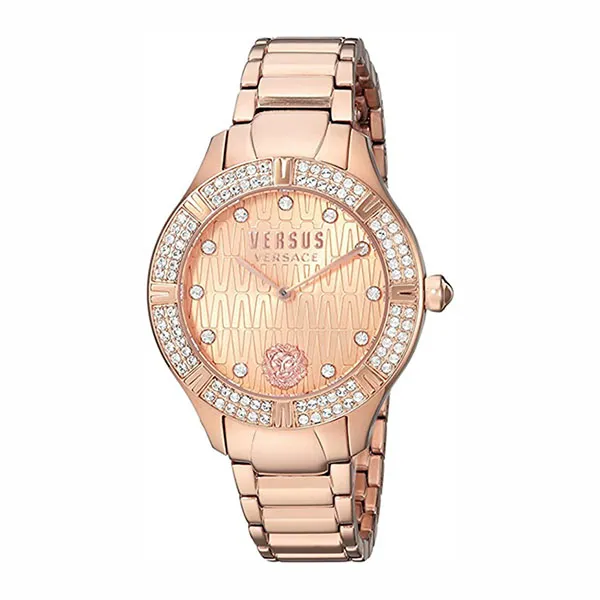 Đồng Hồ Nữ Versus By Versace Canton Road Stainless Steel And Gold Plated Casual S26060017 Màu Vàng Hồng
