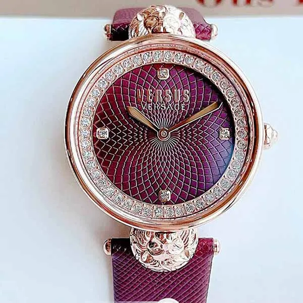 Đồng Hồ Nữ Versus Versace Victoria Harbour VSP333421 Màu Tím Đỏ - Đồng hồ - Vua Hàng Hiệu