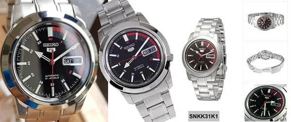 Đồng Hồ Nam Seiko 5 Automatic SNKK31K1 Màu Bạc