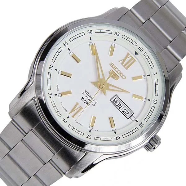 Đồng Hồ Nam Seiko 5 Classic Automatic Japan Made SNKP15 SNKP15J1 SNKP15J Men's Watch Màu Bạc - Đồng hồ - Vua Hàng Hiệu