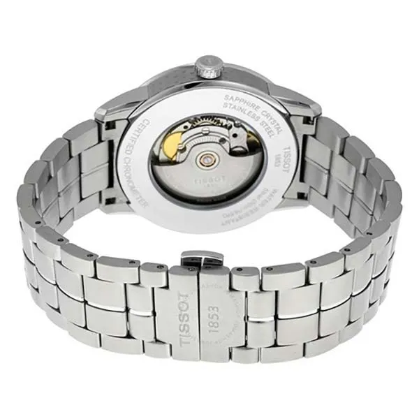 Đồng Hồ Nam Tissot Luxury Automatic Chronometer T086.408.11.056.00 Màu Đen Bạc - Đồng hồ - Vua Hàng Hiệu