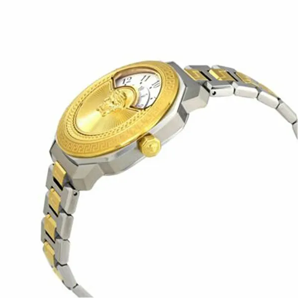 Đồng Hồ Nữ Versace Dylos Icon Swiss Gold IP Watch 38mm Màu Demi (Vàng - Bạc) - Đồng hồ - Vua Hàng Hiệu