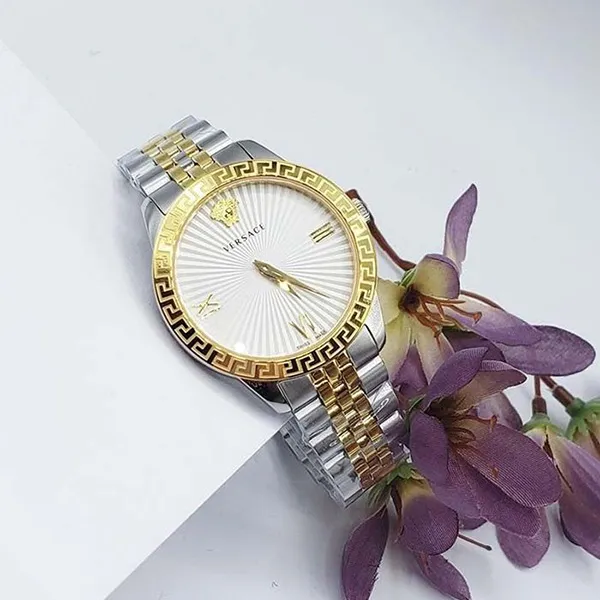 Đồng Hồ Unisex Versace Greca Signature 38mm VEVC00519 Màu Demi (Vàng-Bạc) - Đồng hồ - Vua Hàng Hiệu
