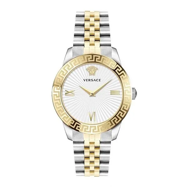 Đồng Hồ Unisex Versace Greca Signature 38mm VEVC00519 Màu Demi (Vàng-Bạc) - Đồng hồ - Vua Hàng Hiệu