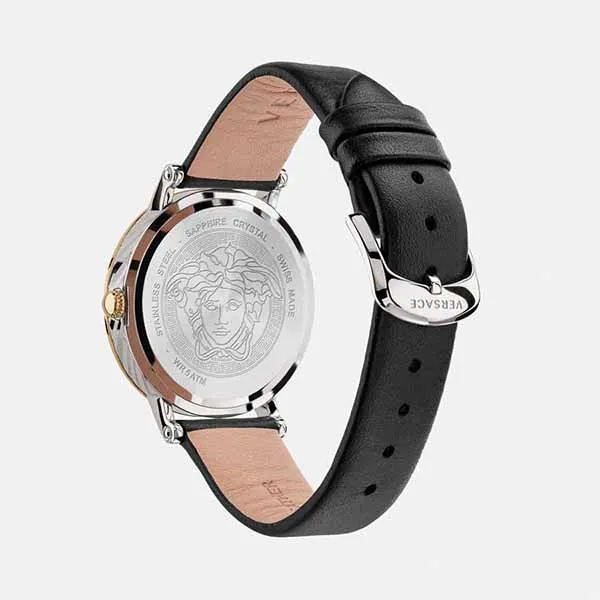 Đồng Hồ Nữ Versace Medusa Chain Watch 37mm VELV00120 Màu Xanh Đen