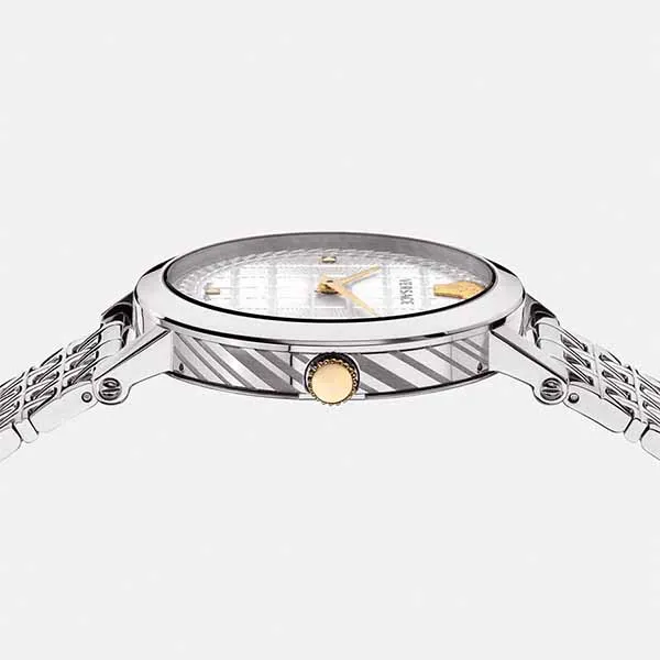 Đồng Hồ Nữ Versace Medusa Chain Watch 37mm VELV00520 Màu Bạc