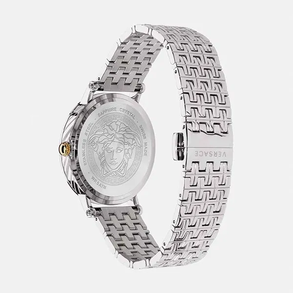 Đồng Hồ Nữ Versace Medusa Chain Watch 37mm VELV00520 Màu Bạc