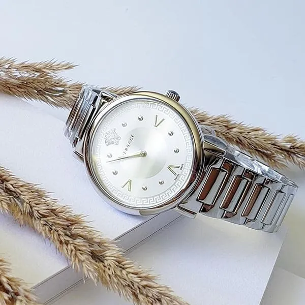 Đồng Hồ Nữ Versace Pop Chic Ladies Watch VEVD00419 36mm Màu Bạc