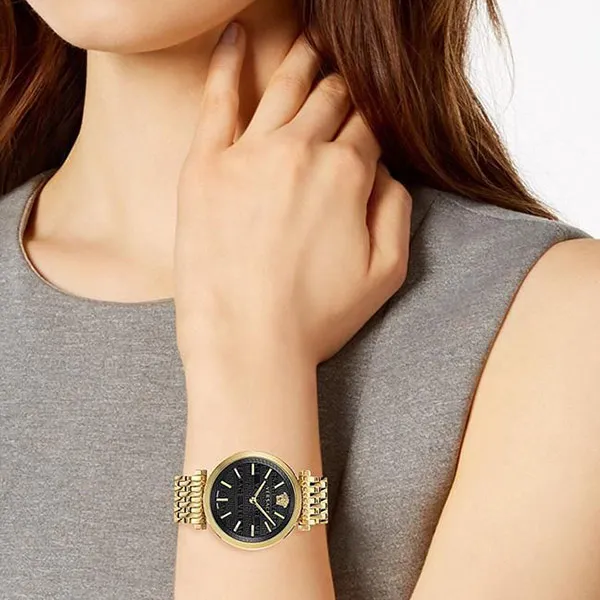 Đồng Hồ Nữ Versace V-Twist Gold-Tone Swiss Watch VELS00819 Màu Vàng Gold - Đồng hồ - Vua Hàng Hiệu