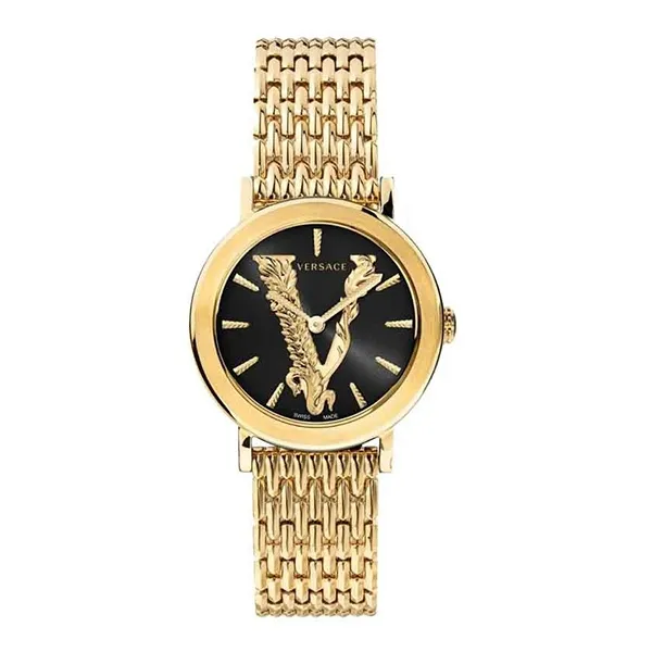 Đồng Hồ Nữ Versace Virtus Watch VEHC00619 36mm Màu Vàng Gold