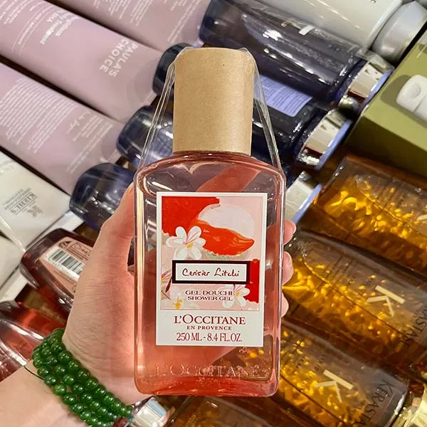 Gel Tắm L'Occitane Cherry Blossom Lychee Shower Gel 250ml - Mỹ phẩm - Vua Hàng Hiệu